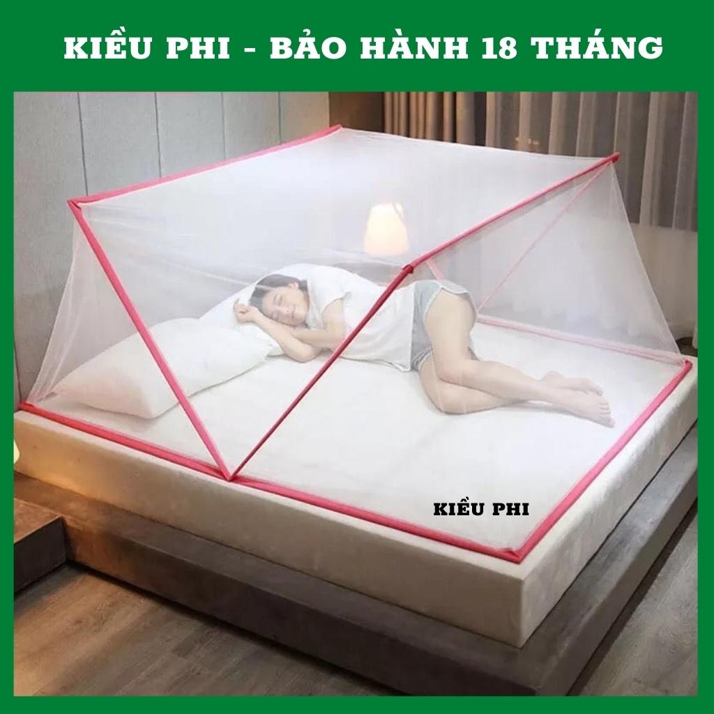 Mùng chup chống muỗi gấp gọn tự bung người lớn tiện dụng Kiều Phi