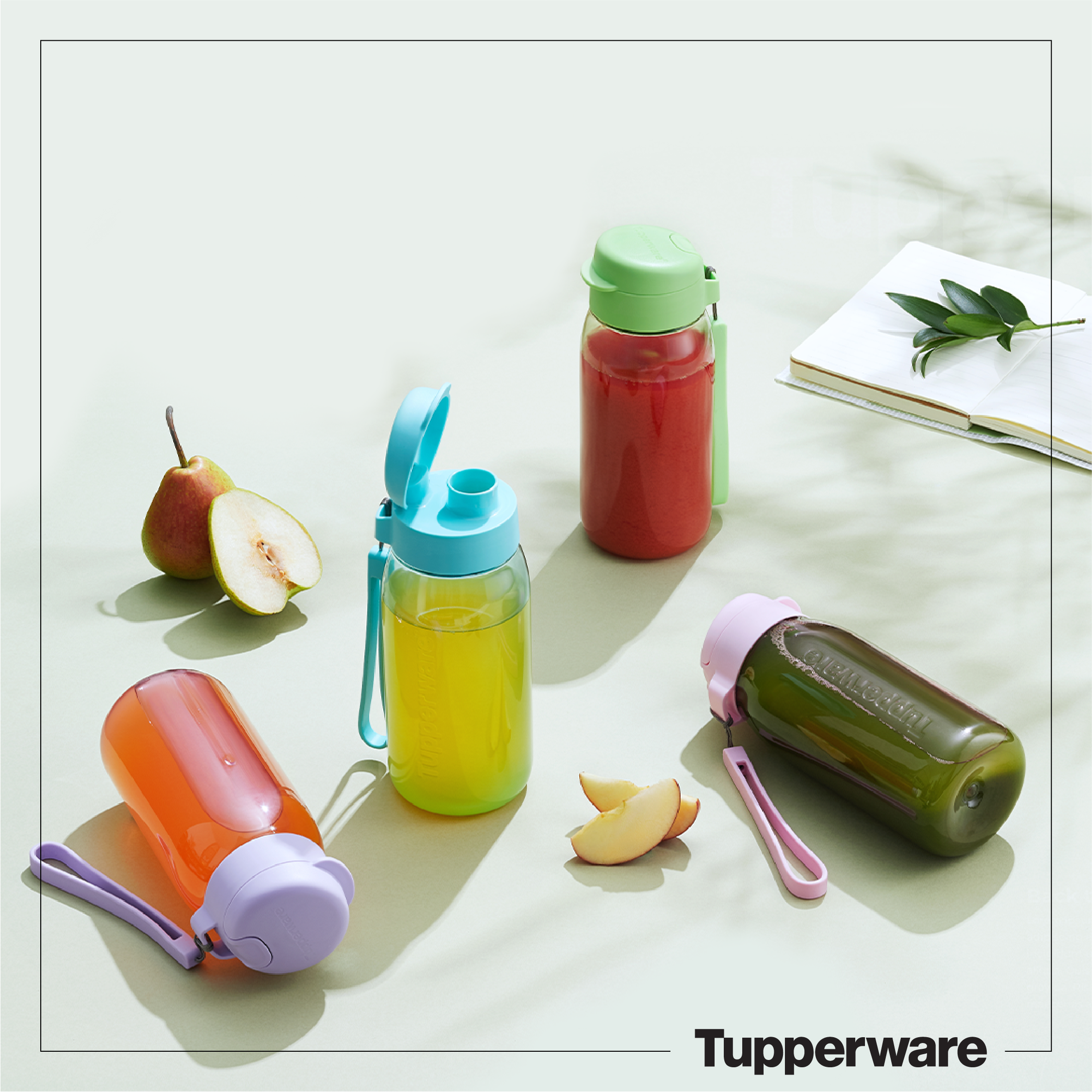 Bình Nước Tupperware Lohas Flask 550ml - Hàng Chính Hãng