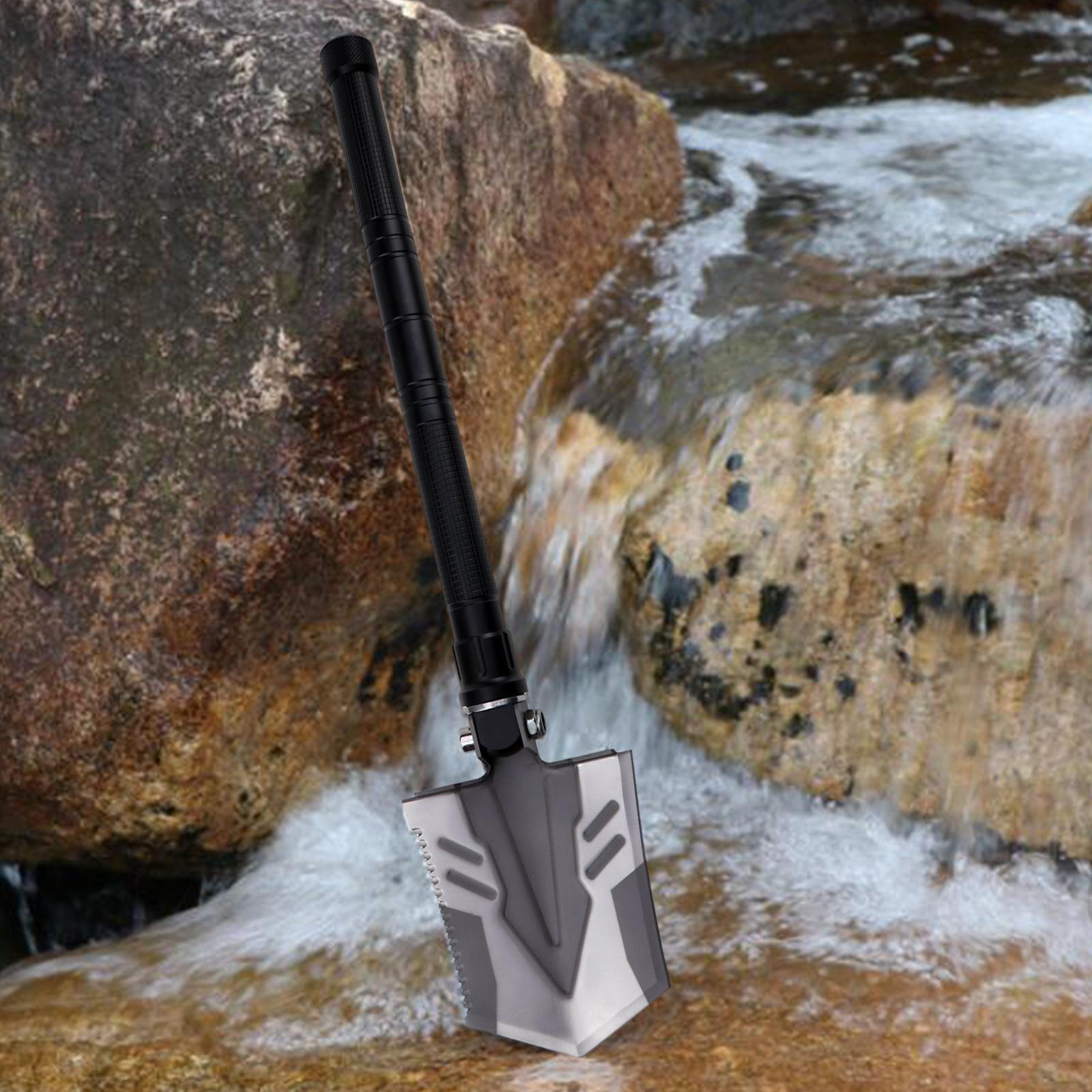 Survival Folding Shovel Outdoor Camping Tactical Emergency Gear Hunting Tool