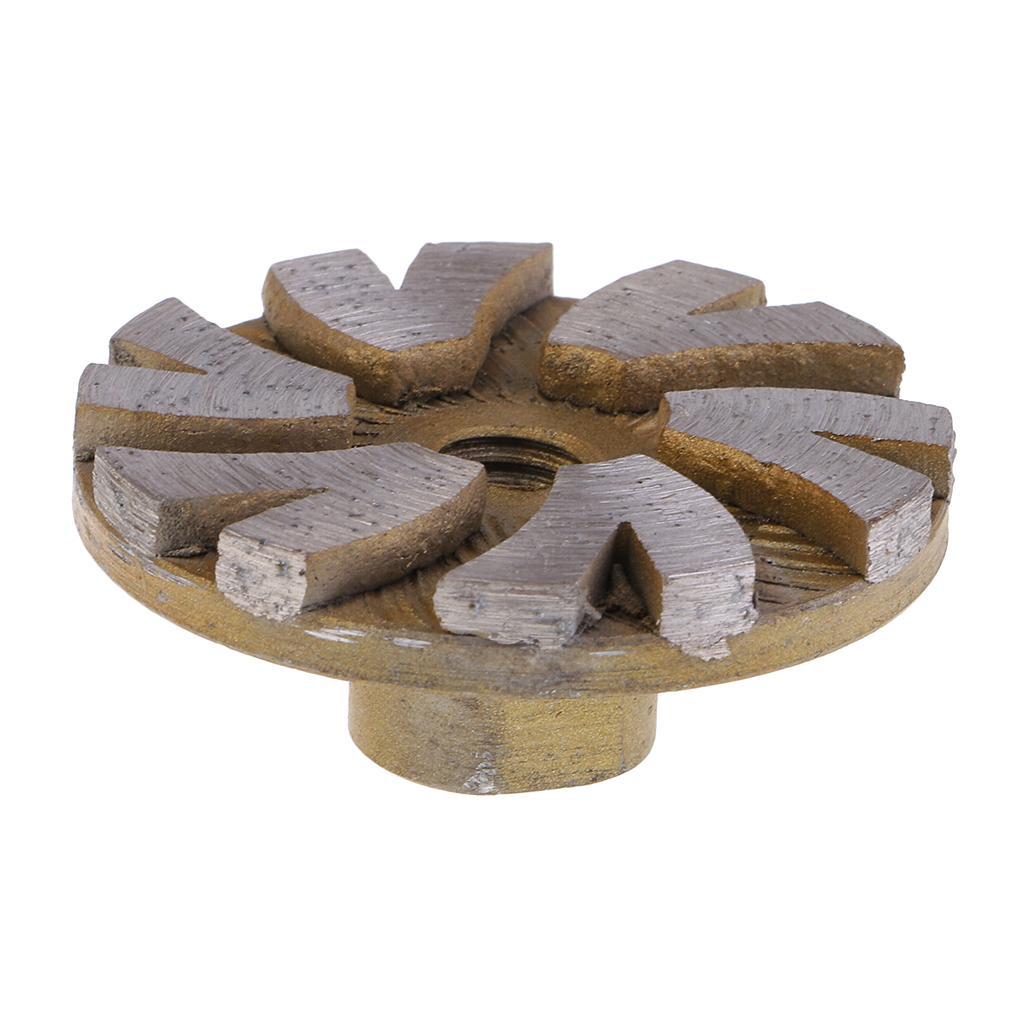 2x 2.5 "diamond Segment Grinding Wheel Grinder Cup Concrete Concrete Marble