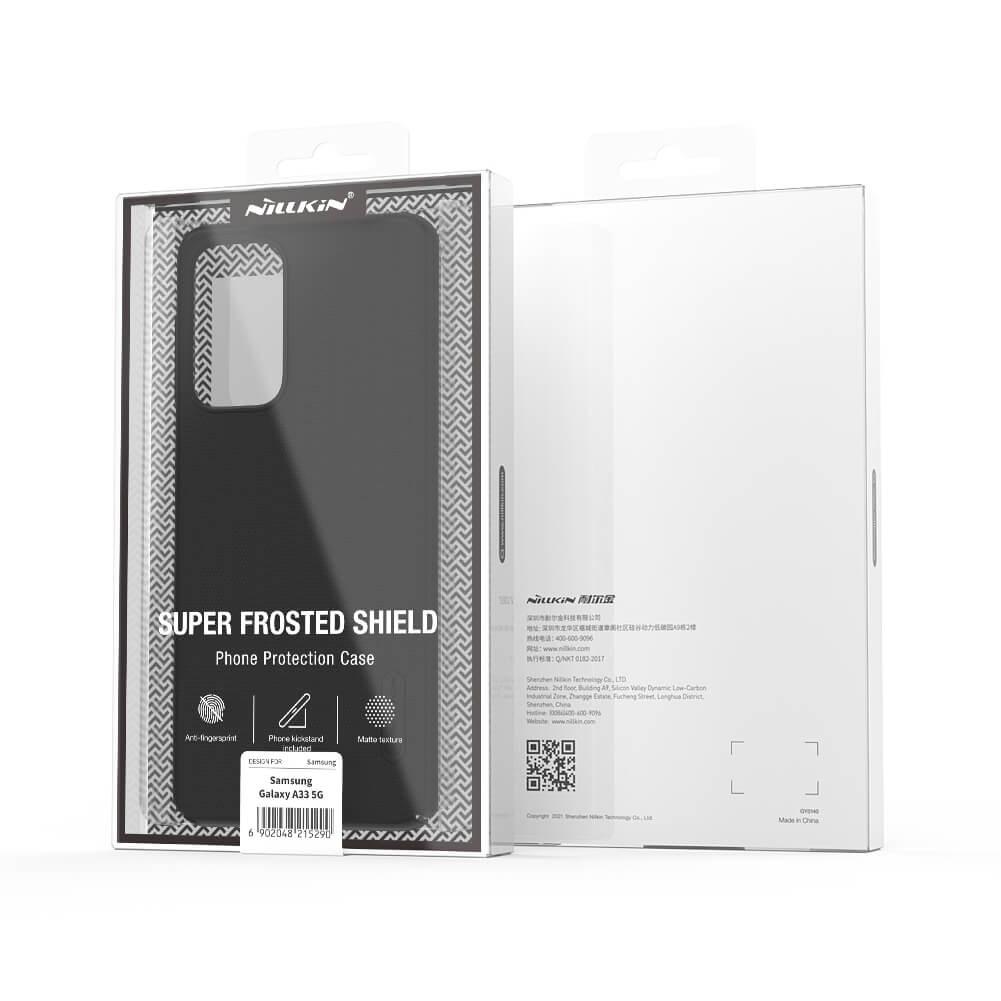 Ốp lưng nhựa cứng PC sần không bám vân tay cho Samsung Galaxy A33 5G- Hàng chính hãng.