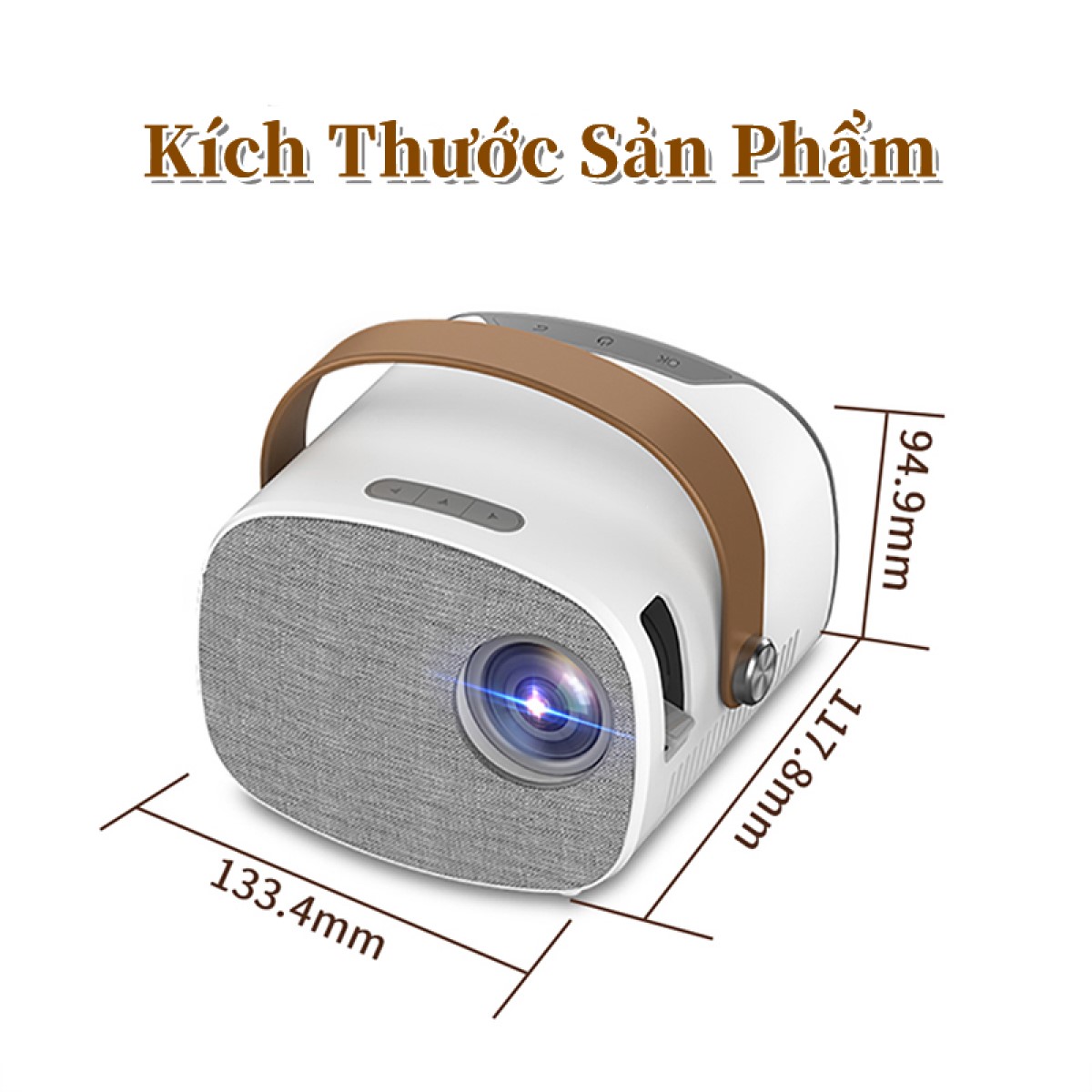 Máy chiếu mini LED PROJECTOR Rạp chiếu phim tại nhà Full HD 1080p giá rẻ, chất lượng, bảo hành 12 tháng