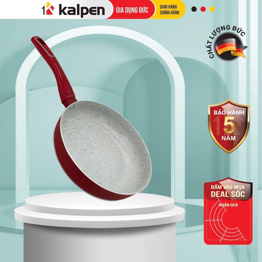Chảo Chống Dính Vân Đá Cao Cấp Size 20-24-26-28cm Packer Hàng Chính Hãng KALPEN-GIA DỤNG ĐỨC