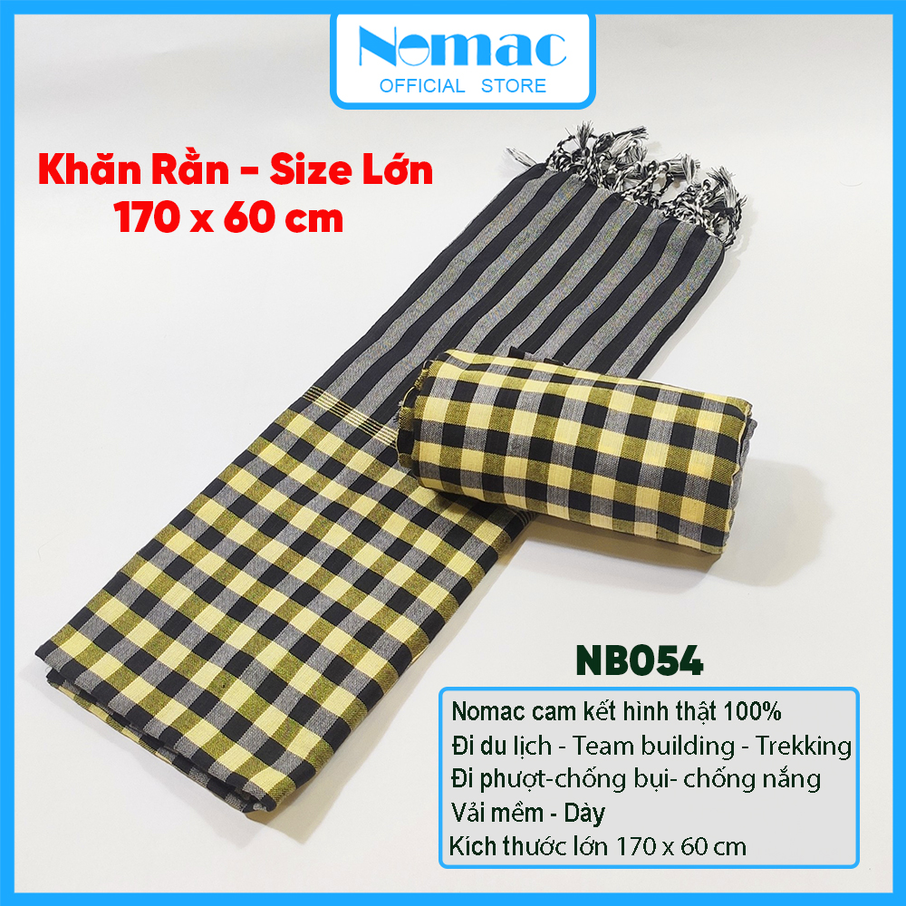 Khăn Rằn Nam Bộ cao cấp (Vải cotton Loại 1) / Khăn đi phượt thời trang nam nữ/ Mã N01, N47, N51, N52, N54, N55