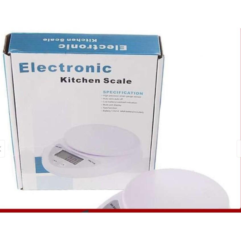 Cân Tiểu Ly 5 Kg Electronic Kitchen Scale – cân thực phẩm gia vị nhà bếp tiện dụng