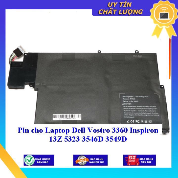 Pin cho Laptop Dell Vostro 3360 Inspiron 13Z 5323 3546D 3549D - Hàng Nhập Khẩu New Seal