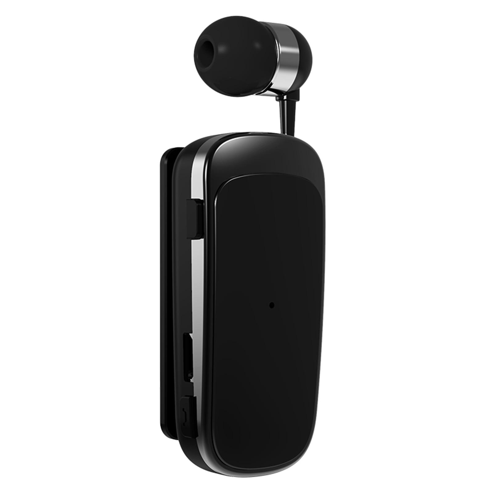 K52 Retractable Bluetooth Earphone Business Lavalier Earphone Sports Bluetooth Headset Call Vibration Bluetooth V4.0