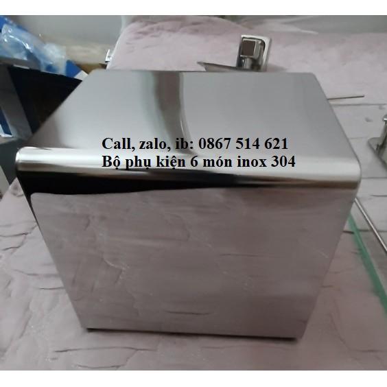 Phụ kiện nhà tắm 6 món inox 304 - KMISU thiết bị vệ sinh