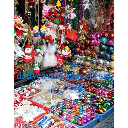 Combo phụ kiện trang trí cho cây thông noel 1m8 - 2m1