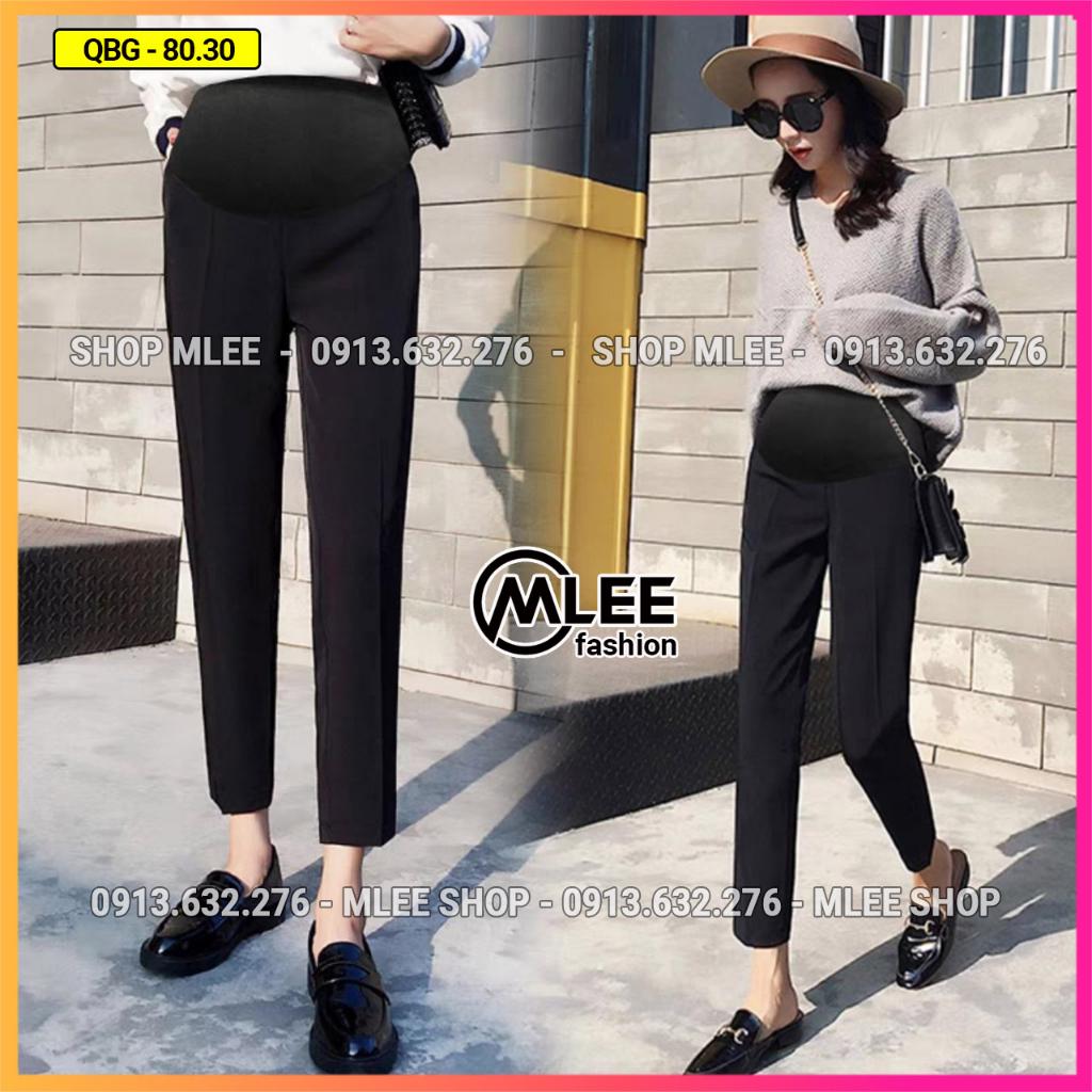 Baggy bầu công sở đẹp, quần bầu đi làm, MLEESHOP
