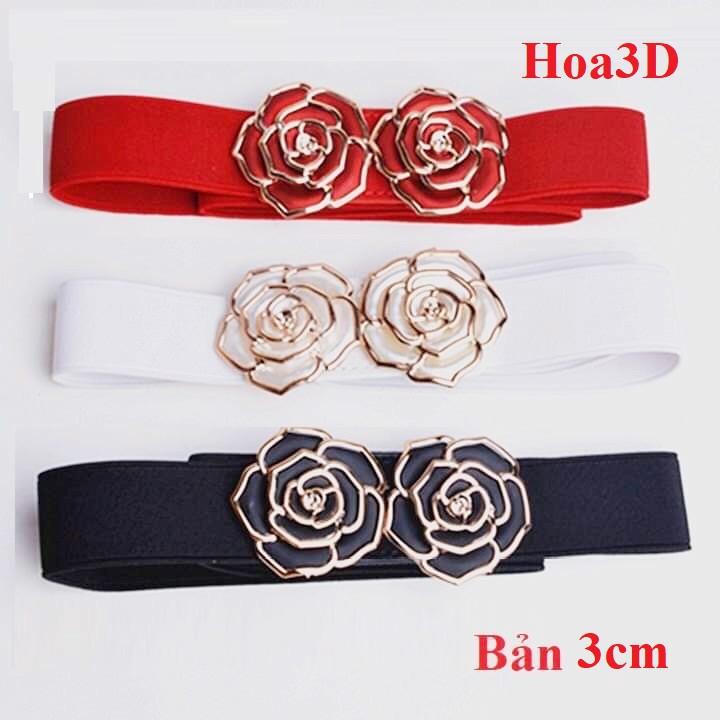 Đai váy phối đầm cài sau 3D