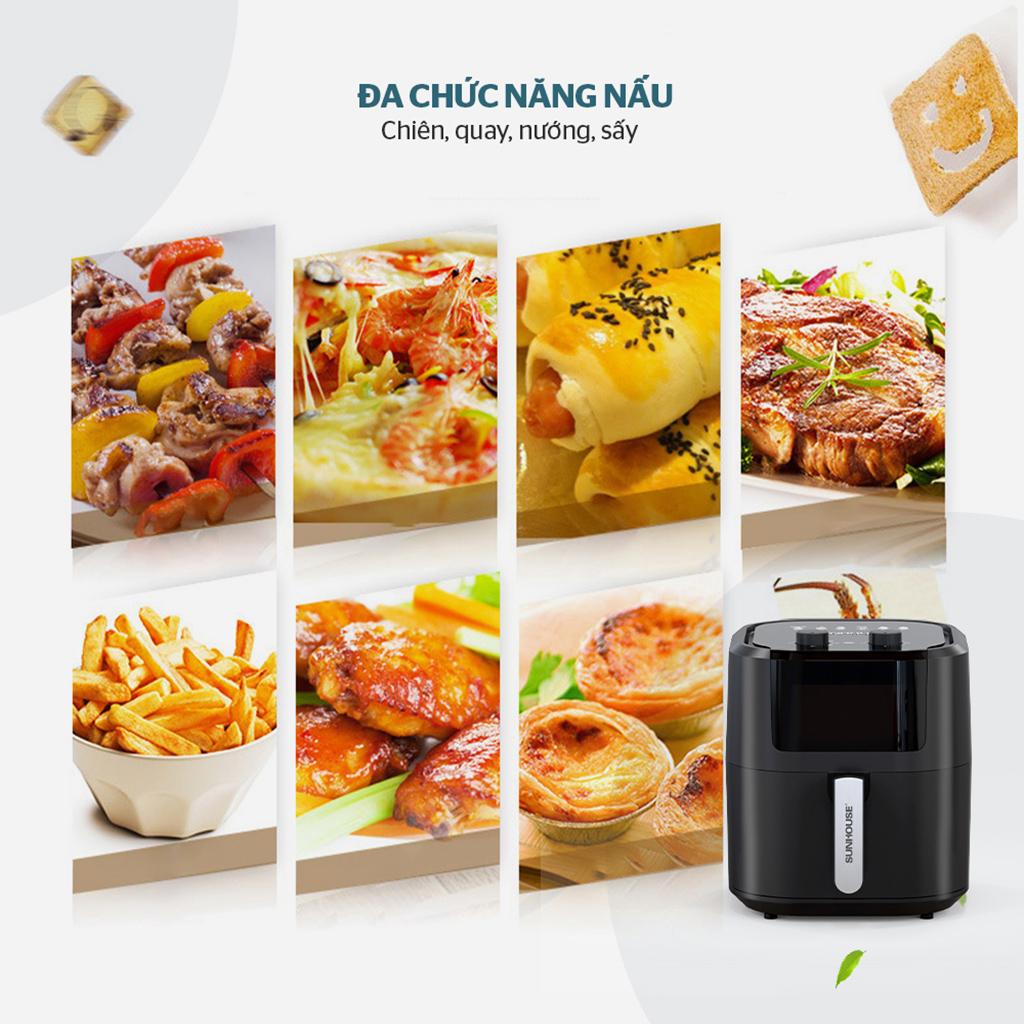 Nồi chiên không dầu Sunhouse 9 lít SHD4037  - Hàng chính hãng