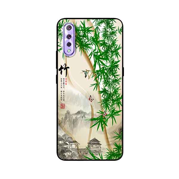 Ốp Lưng in cho Vivo S1 Mẫu Tranh Làng Tre - Hàng Chính Hãng
