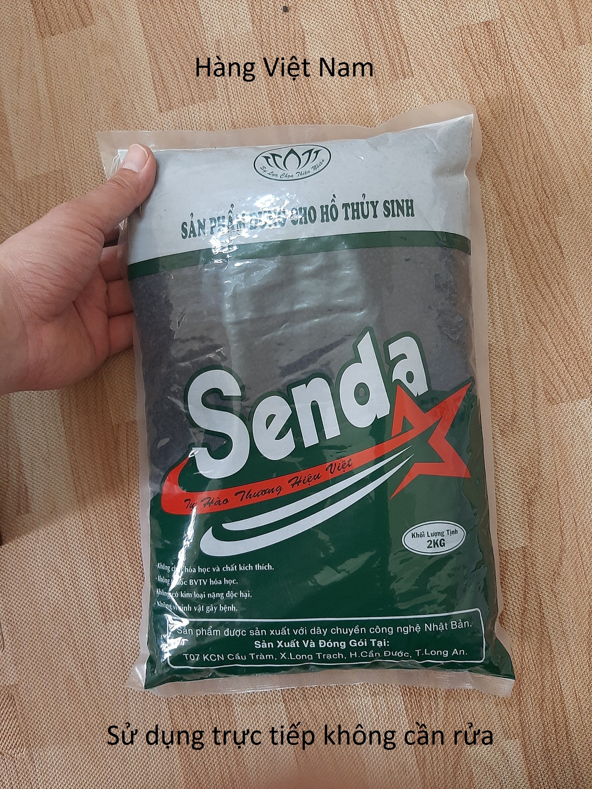 Phân nền trồng cây thủy sinh Senda cho bể cá cảnh