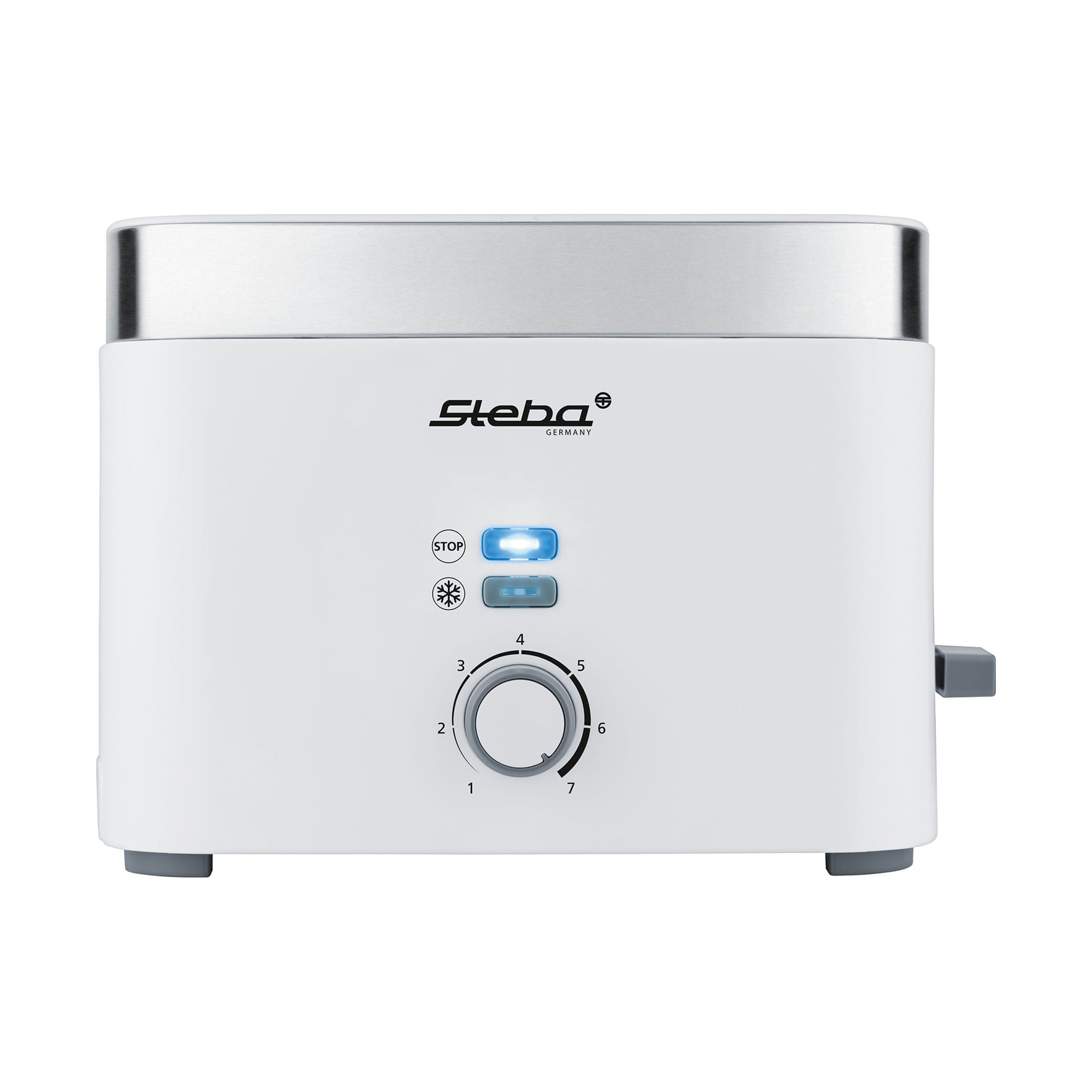 Máy nướng bánh mỳ STEBA TO 10 Bianco 04-91-00 930W màu trắng Hàng chính hãng