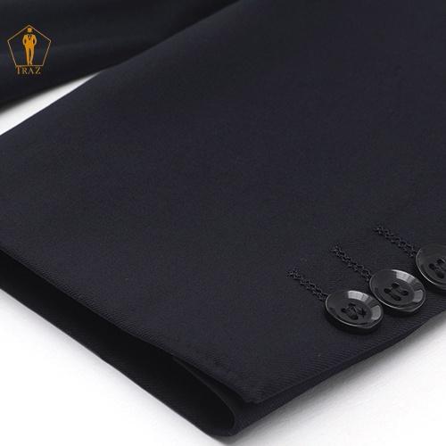 Bộ Vest Nam Trung Niên Màu Đen, Xanh, Vàng 2 Khuy Chuẩn Phom Đứng Tuổi