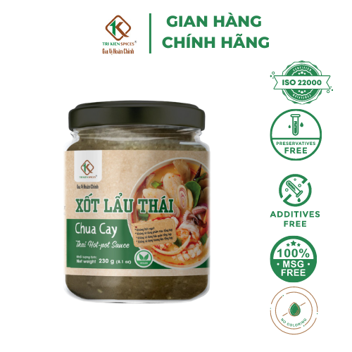 [VEGAN ] Xốt Lẩu Thái Chua Cay Tri Kien Spices 230Gram