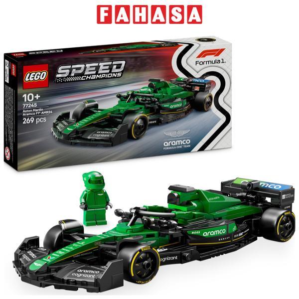 Đồ Chơi Lắp Ráp Xe Đua Aston Martin Aramco F1 AMR24 - Lego Speed Champions 77245 (269 Mảnh Ghép)