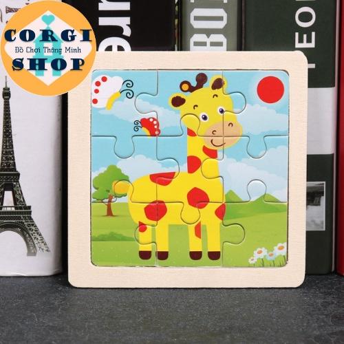 Đồ Chơi Ghép Hình 9 Mảnh Cho Bé, Đồ Chơi Thông Minh, Ghép Tranh 9 Mảnh, Phát Triển Tư Duy Cho Bé