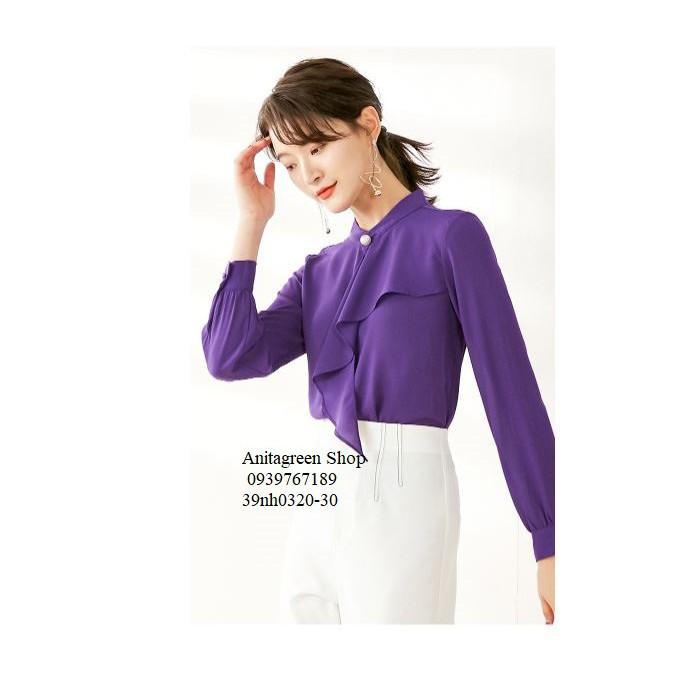 39nh0320-ÁO SƠ MI CÔNG SỞ BÈO s-6xl