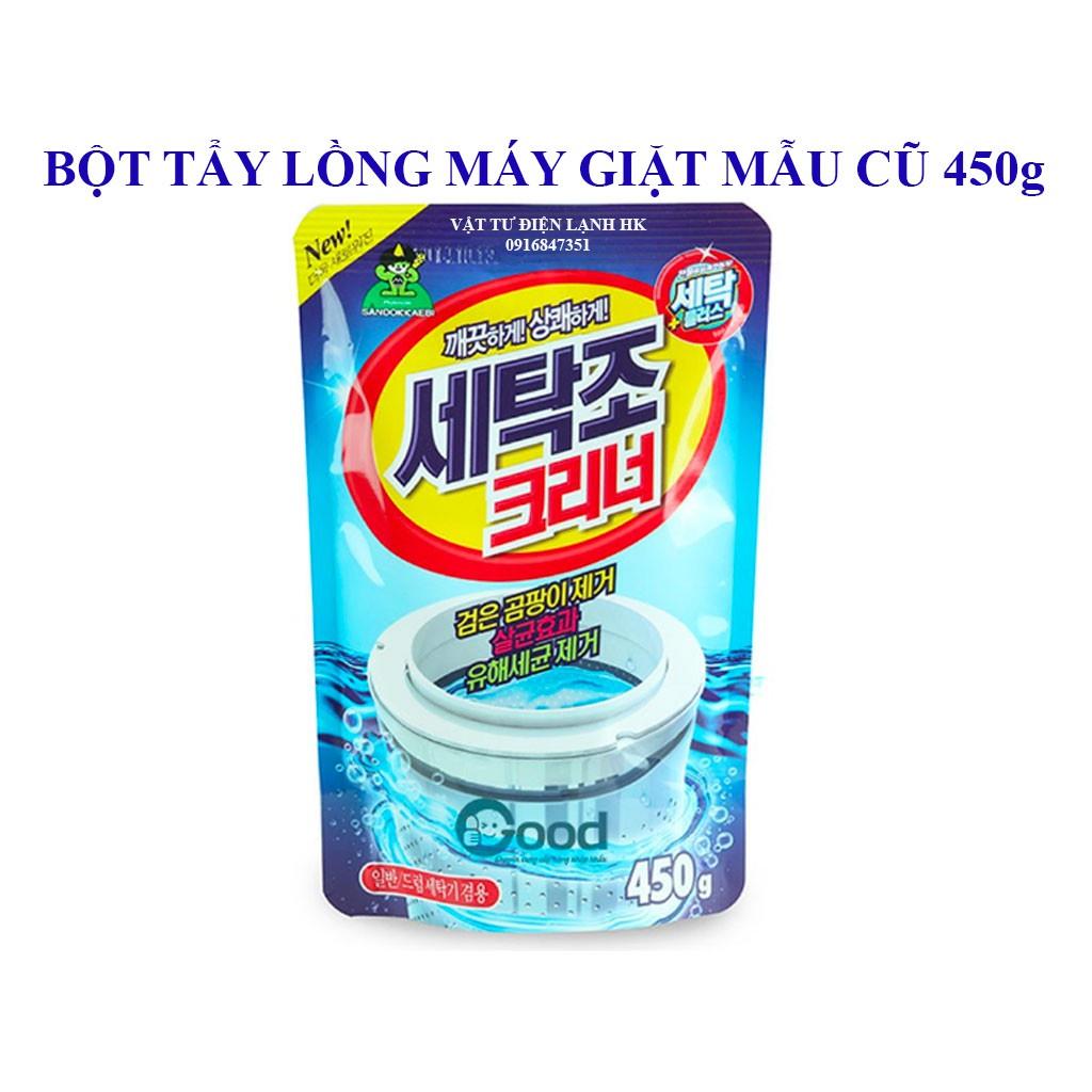 COMBO 3 gói Bột tẩy vệ sinh lồng máy giặt JIKJAKHàn Quốc - gói 450g Sandokkaebi TIKTAK