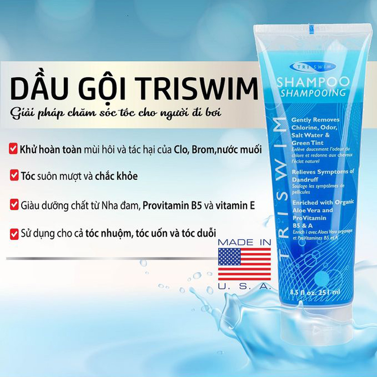 Combo 2 Dầu Gội Triswim (251ml / Chai)