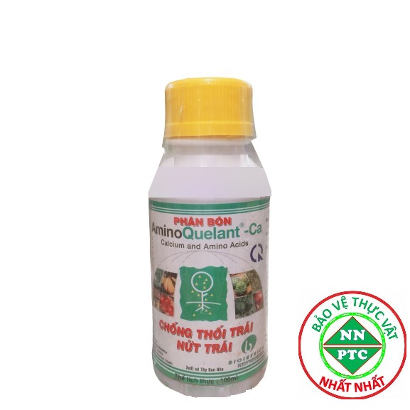 Phân bón lá Growmore AminoQuelant Ca 100ml Chống thối và nứt trái