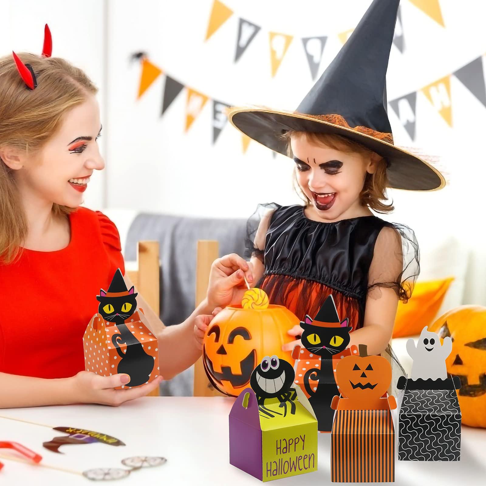 Hộp Kẹo Halloween 24 Cái, Hộp Quà Halloween, Hộp Quà Giấy Halloween Cho Bánh Kẹo Sô Cô La Quà Tặng Trẻ Em Bữa Tiệc Sinh Nhật Halloween