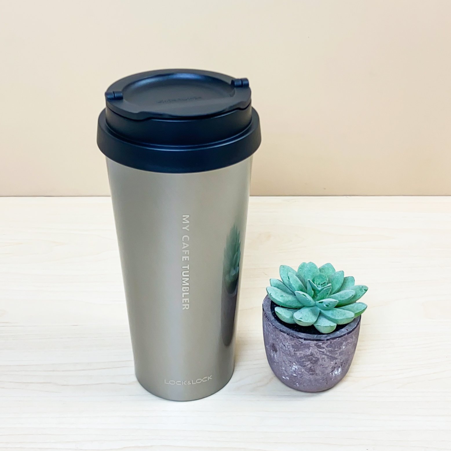Ly giữ nhiệt bằng thép không gỉ 540ml, ly đựng cafe giữ nhiệt nắp bật