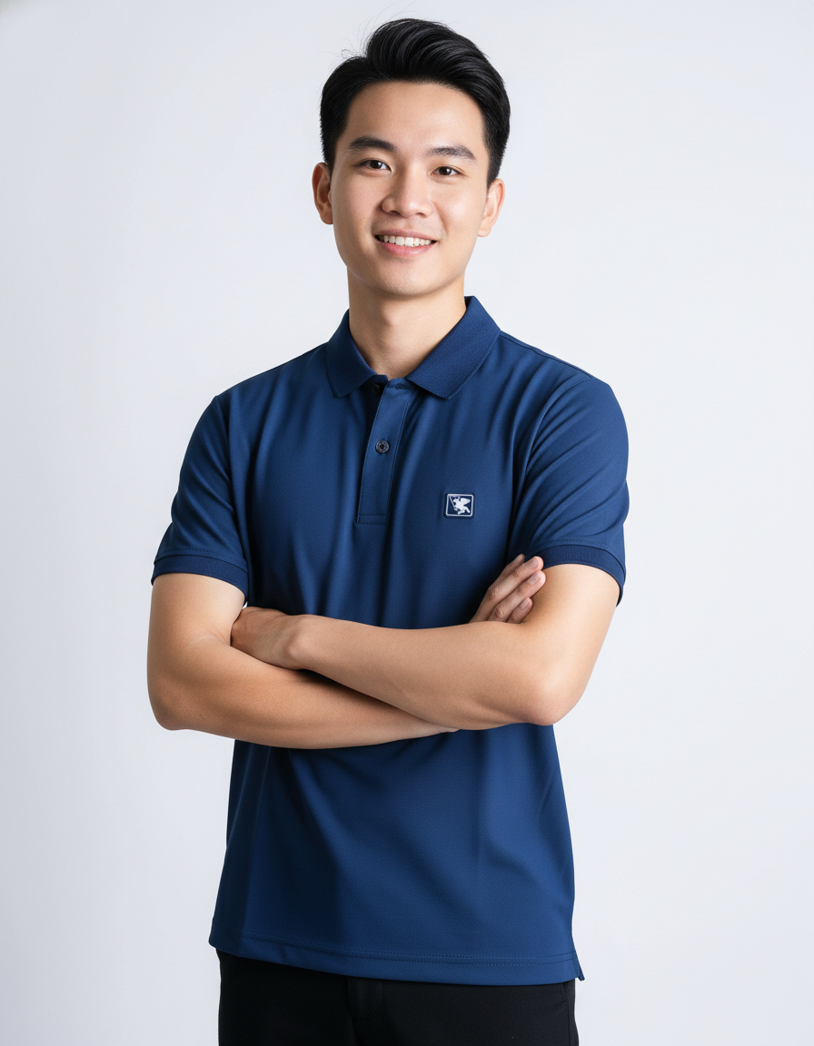 Áo Polo Nam Slim Fit Màu HR4--F020-23