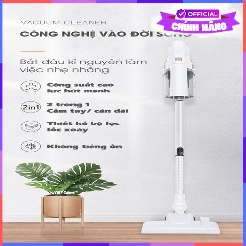 Hút Bụi 3 Đầu Vouller Hiện Đại, Tiện Lợi, Nhẹ Nhàng,Hút Bụi Dễ Sử Dụng,Hút Bụi Gia Đình - Màu Trắng - Hàng Chính Hãng