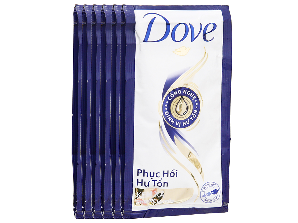 Dầu xả Dove Phục hồi Hư tổn Dây 12 gói