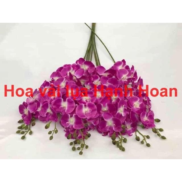 Hoa lan hồ điệp 9 bông cao cấp - Hoa giả cao cấp