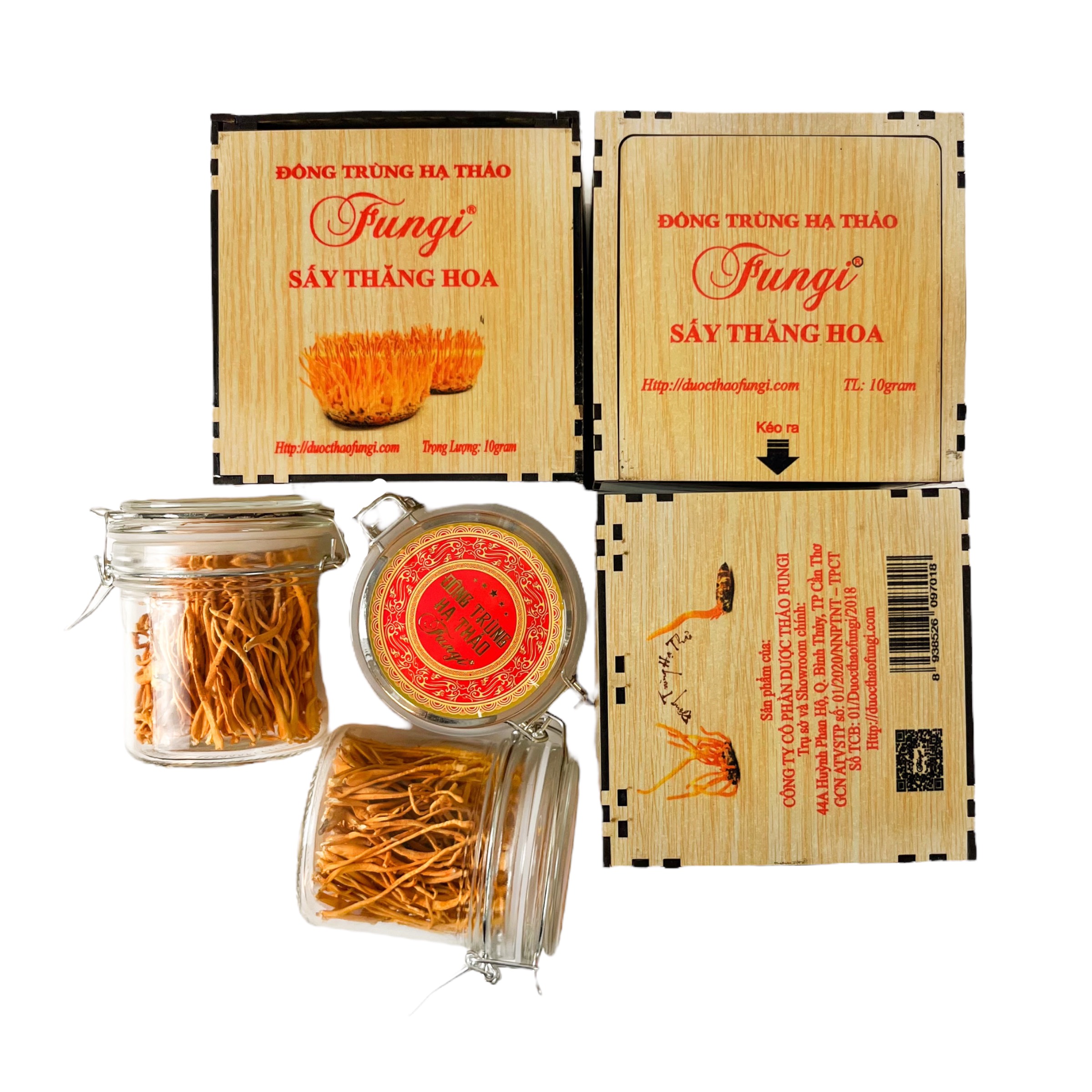 Sấy Thăng Hoa Hộp Gỗ 10g