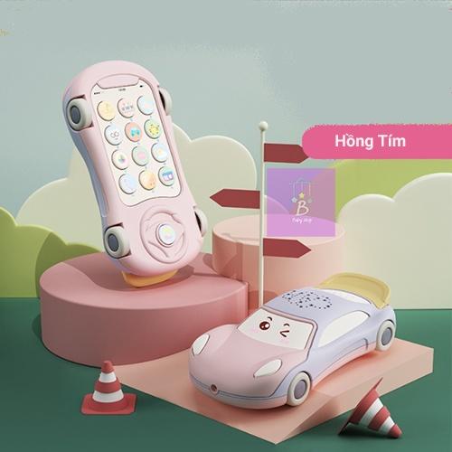 Điện Thoại Đồ Chơi Kiểu Dáng Xe Ô Tô Có Phát Nhạc Giáo Dục Sớm Cho Bé