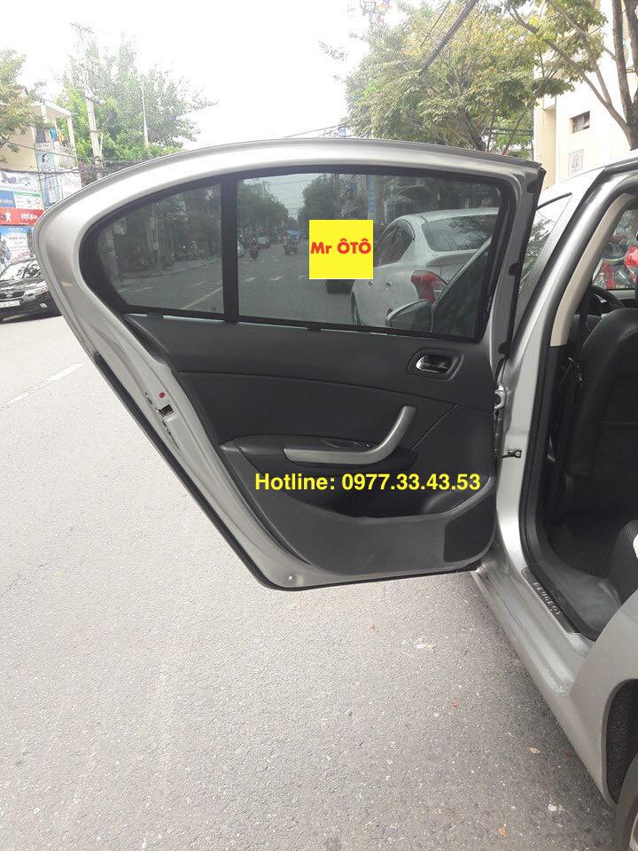 Rèm Che nắng xe Peugeot 408 loại 1 có hút nam châm, Vải dày dặn, chống nắng tuyệt đối