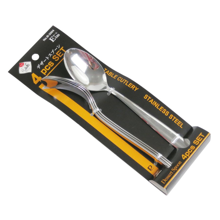 Muỗng inox Dessert Spoon 4 cái