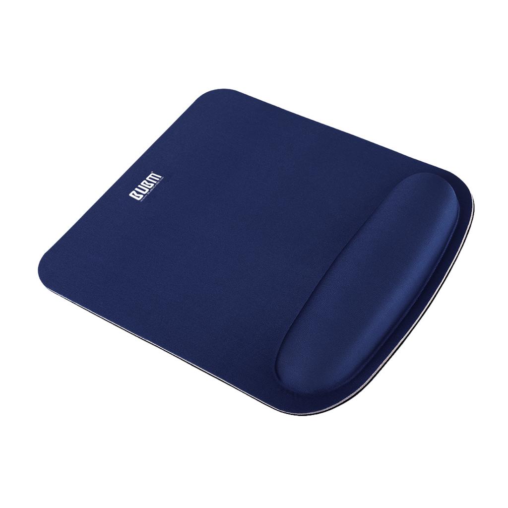 Ergonomic Mouse Pad With Wrist Gel Support For Laptop Non-slip Rubber Blue