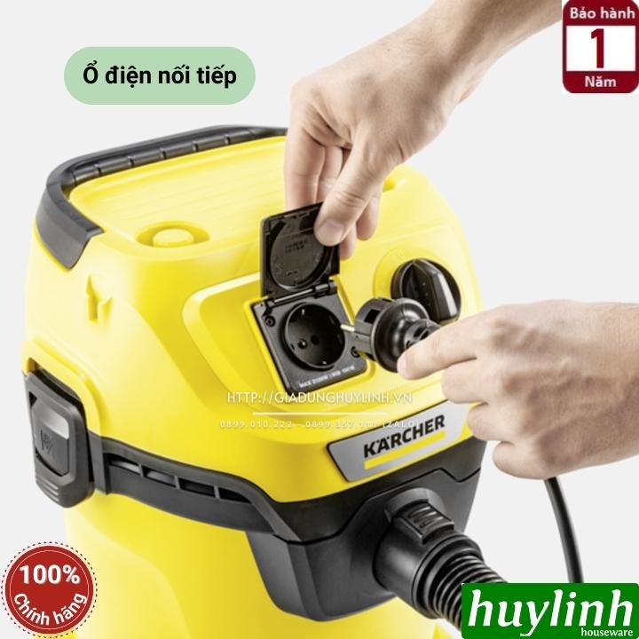 Máy hút bụi khô và ướt Karcher WD3P V - Dung tích 17 lít - Made in Romania - Hàng chính hãng