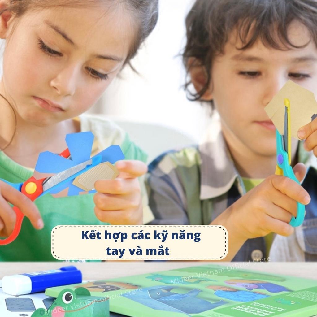 Giấy gấp Origami Thủ Công Các Con Vật Mideer ORIGAMI PAPER ANIMALS, Đồ Chơi Thủ Công Cho bé