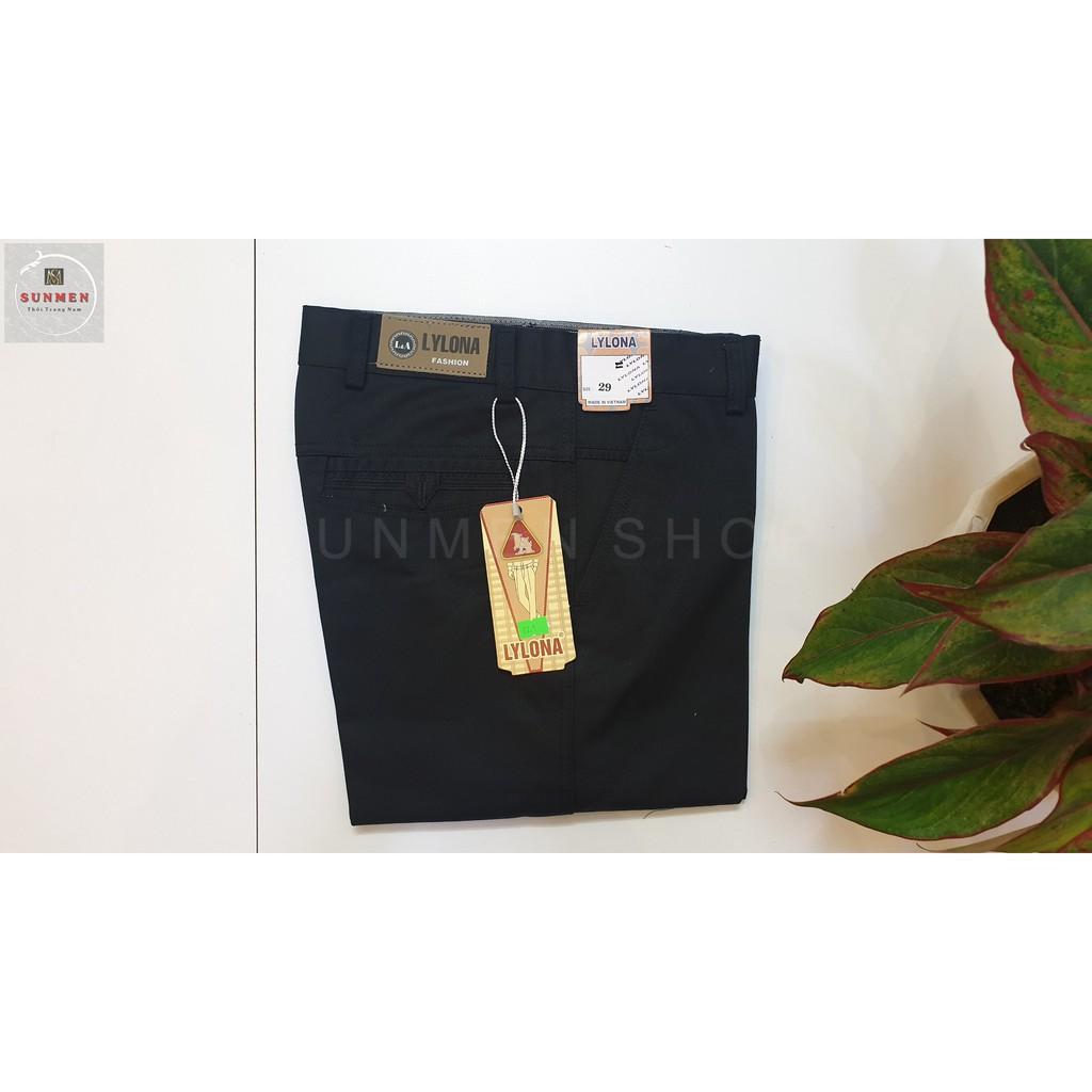 Quần Dài Kaki Nam Trung Niên Chất Dày Form Rộng Ống Suông Dành Cho Công Sở Thanh Lịch SUNMEN Size Nhỏ Từ 28 - 34