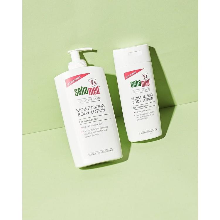 Sữa dưỡng thể cấp ẩm toàn thân cho da nhạy cảm Sebamed Moisturizing Body Lotion pH5.5