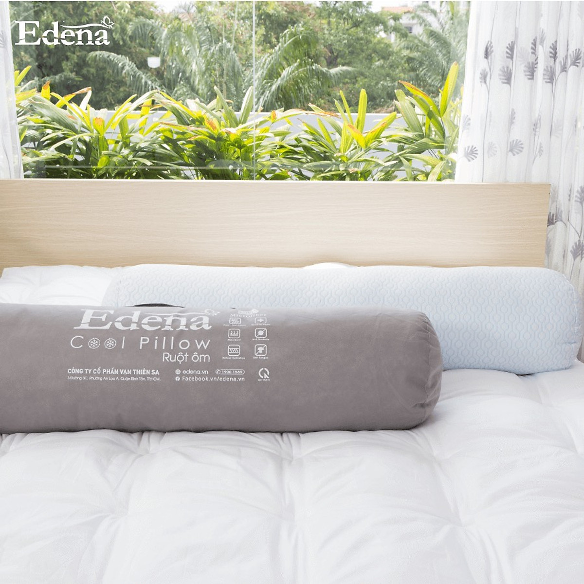 Gối Ngủ Ôm Cool Edena Cao Cấp 80x100cm