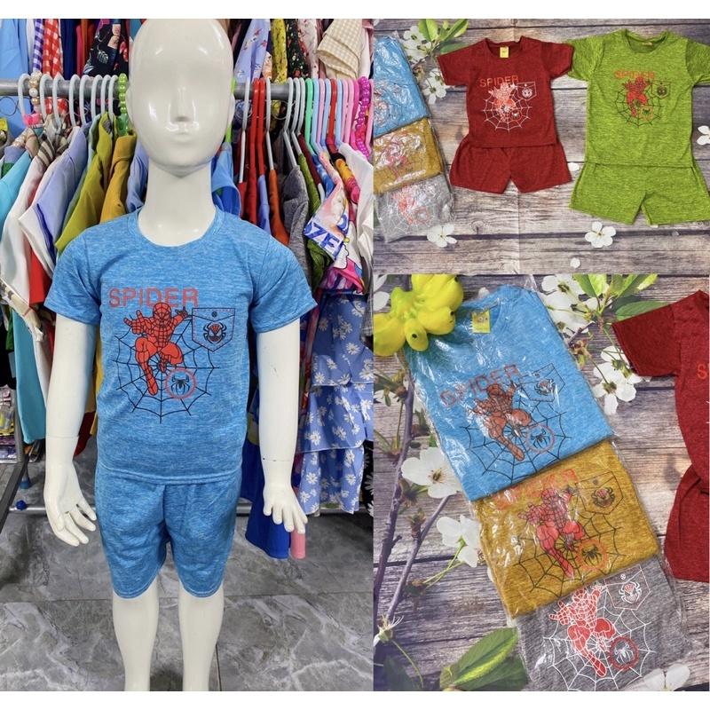 Bộ Thun Size 8-12Kg, 9 Tháng Đến 2 Tuổi Bé Trai Siêu Nhân Superman, Thun Đẹp