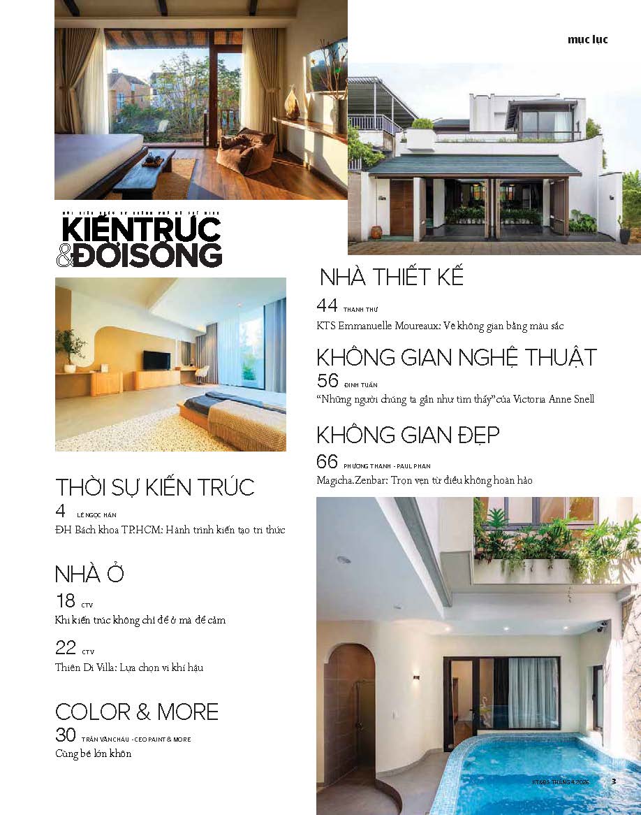 Tạp chí Kiến Trúc và Đời Sống số 238 (Tháng 4-2026) Bên trong bức tường