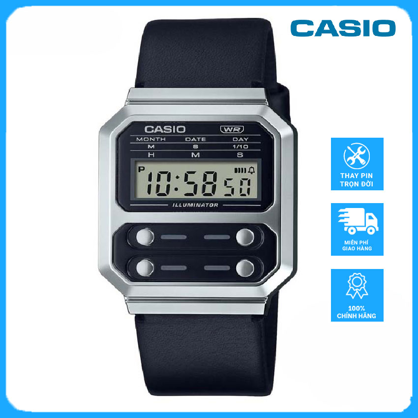 [ FREESHIP ] Đồng Hồ Casio Vintage A100WEL-1A điện tử