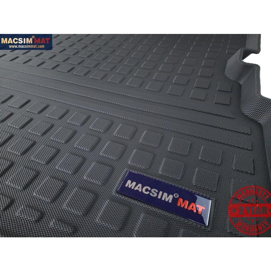 Hình ảnh Thảm lót cốp xe ô tô Audi Q7 2010-2015 nhãn hiệu Macsim chất liệu TPV cao cấp màu đen(002)