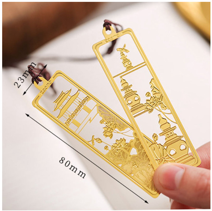 Bookmark Đánh Dấu Sách Phong Cách Trung Hoa - 8cmx2.3cm - Giao Mẫu Ngẫu Nhiên