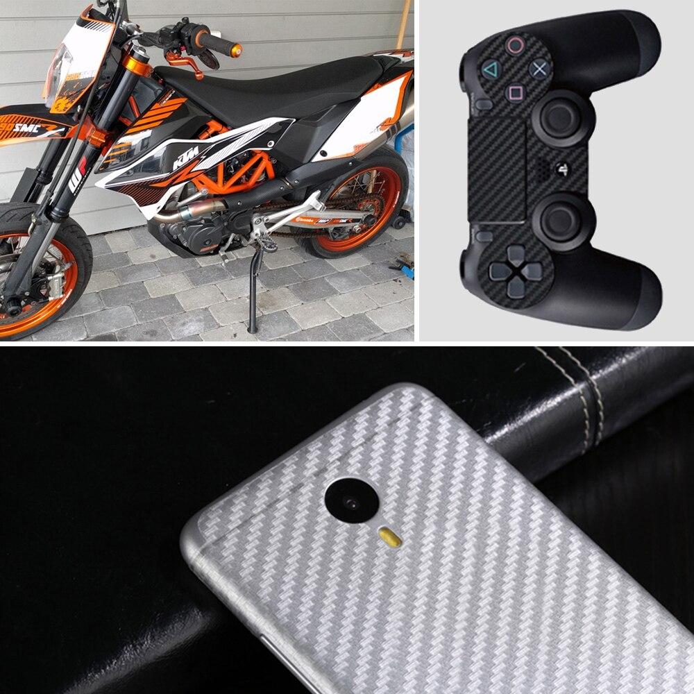 30x127cm Waterproof DIY 3D Carbon Fiber Vinyl Wrapping Film Car Sticker Motorcycle Automobiles Car Styling Accessories