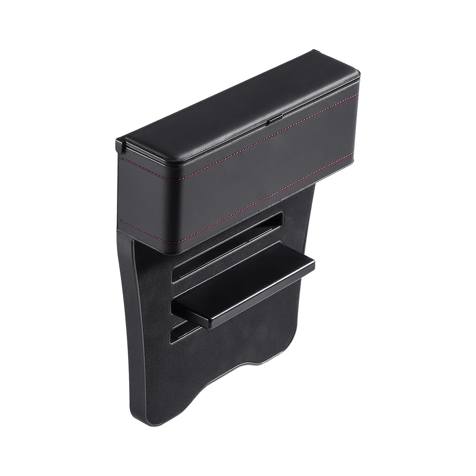 Seat Crevice Storage Box Portable Front Seat Organizer for Keys Cards Small Items